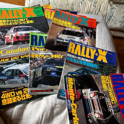 RALLY-X Rally Magazine Multiple Issue Set