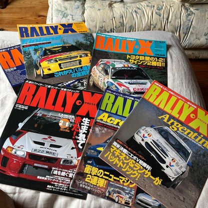 RALLY-X Rally Magazine Multiple Issue Set