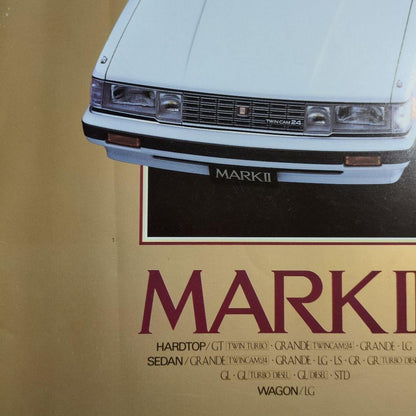 Old Car Catalog - TOYOTA Mark II Catalog 1985