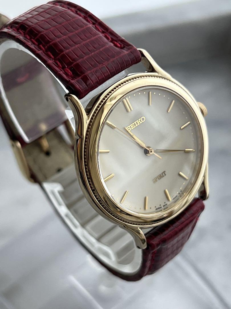 [Battery Replaced] Fine SEIKO SPIRIT GOLD Spirit Seiko