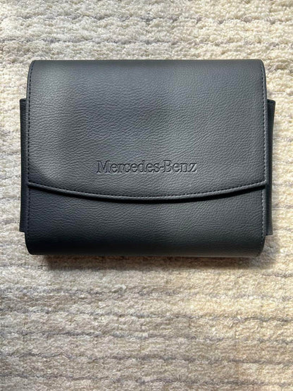 Mercedes-Benz Leather Catalog Case Black Vehicle Inspection Case