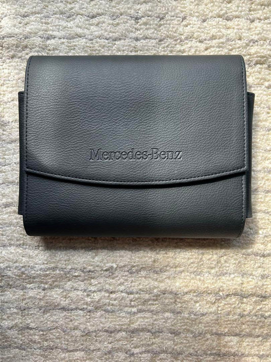 Mercedes-Benz Leather Catalog Case Black Vehicle Inspection Case