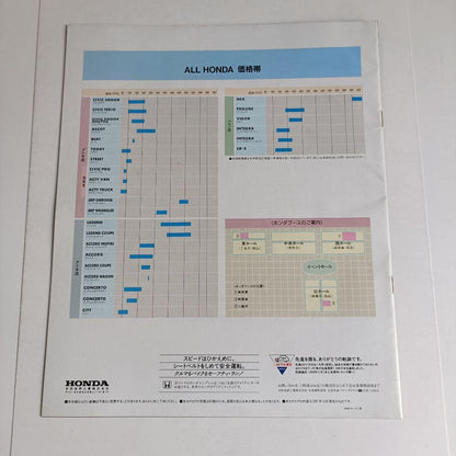 Old Car Catalog: Honda Motor Show Catalog
