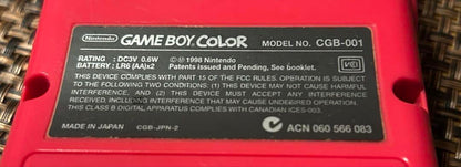Nintendo Game Boy Color Console