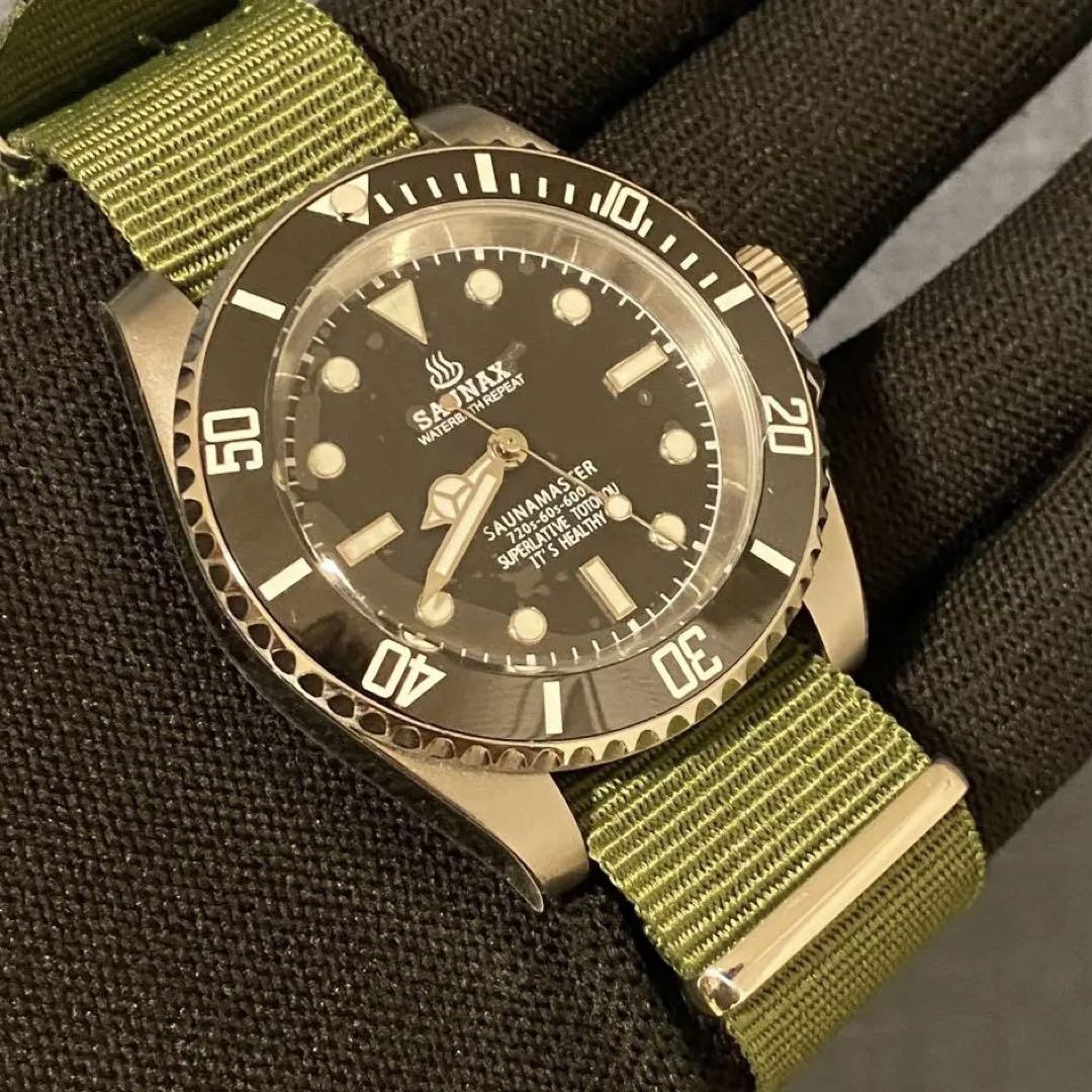 Limited Price SAUNAX Divers Watch Sub Marina