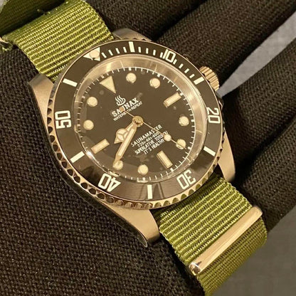 Limited Price SAUNAX Divers Watch Sub Marina