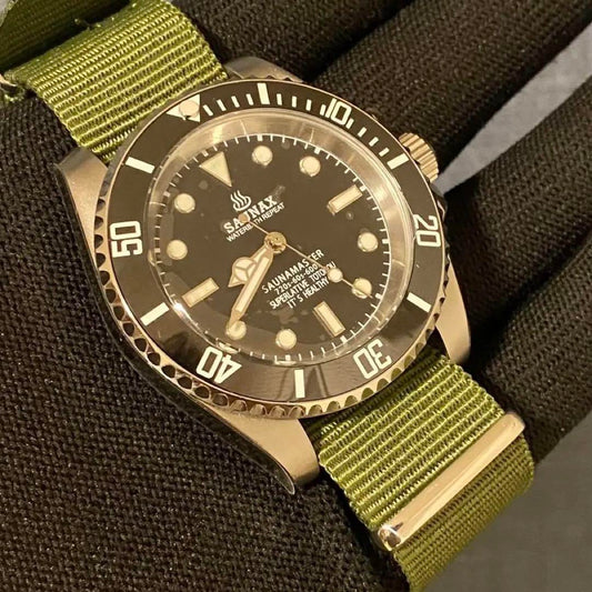 Limited Price SAUNAX Divers Watch Sub Marina