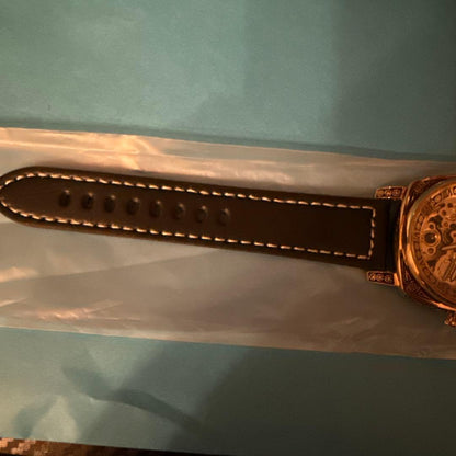 Skeleton Automatic Watch Black