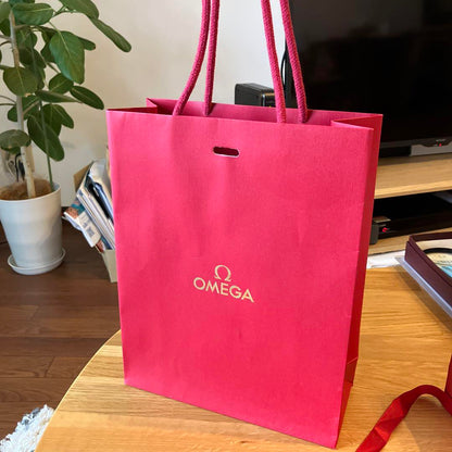 New Unworn OMEGA Cosmetic Case + Paper Bag