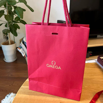 New Unworn OMEGA Cosmetic Case + Paper Bag