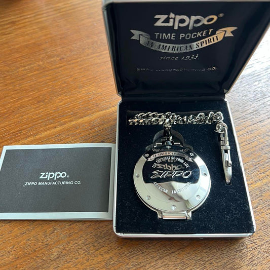 Zippo Pocket Watch New Unused Warranty Included