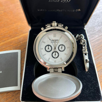 Zippo Pocket Watch New Unused Warranty Included