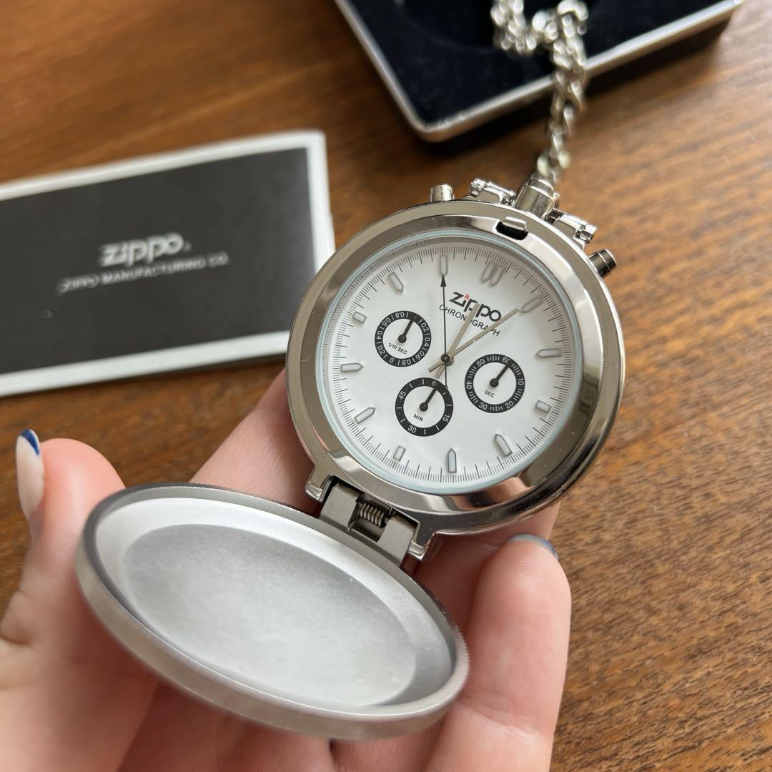 Zippo Pocket Watch New Unused Warranty Included