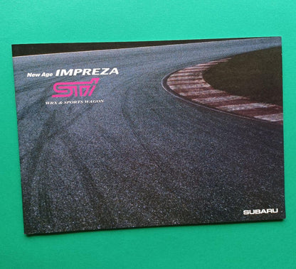Near-Mint 2000 Subaru Impreza STi 2nd Generation GDB Type Release Catalog