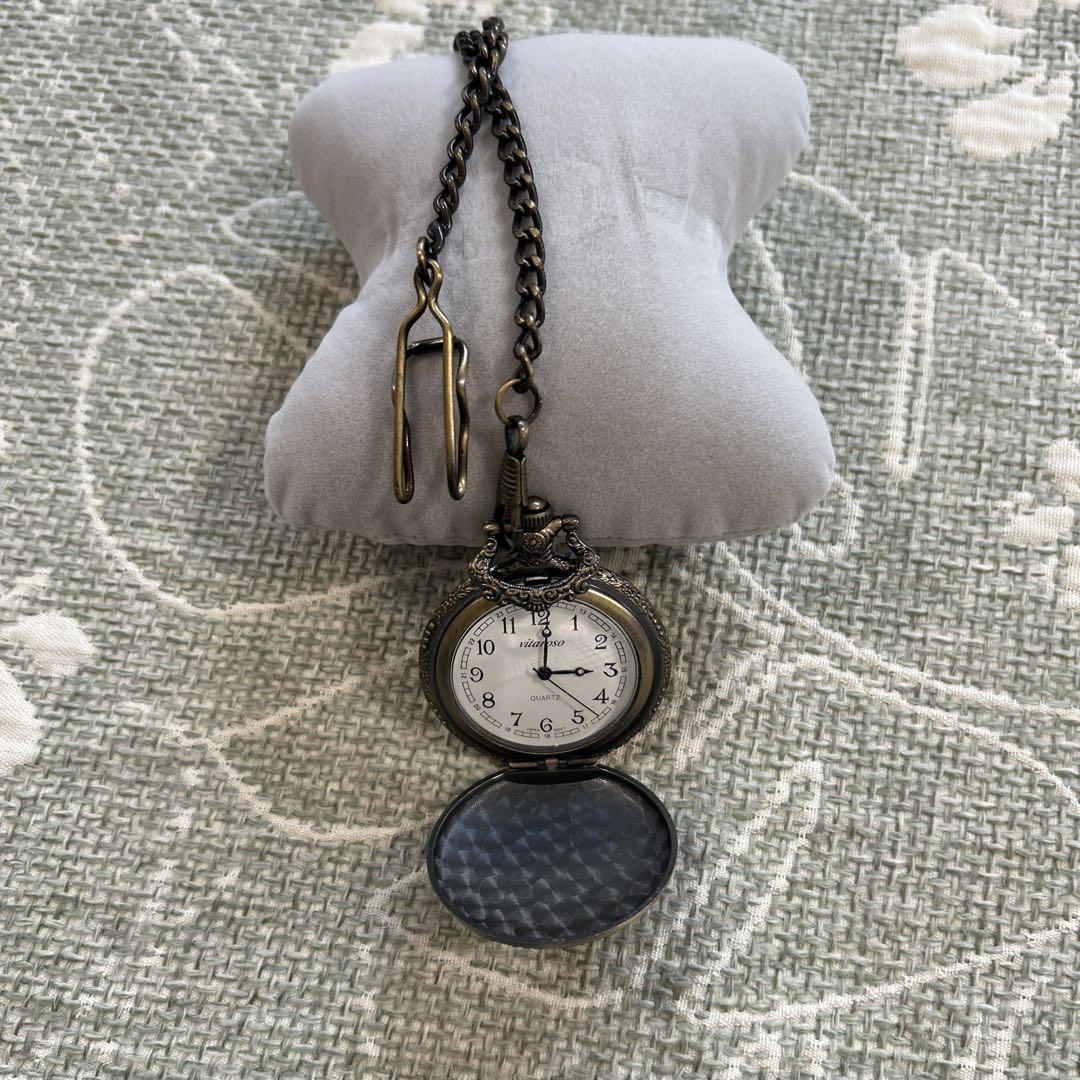 Antique Gold Pocket Watch with Eagle Emblem