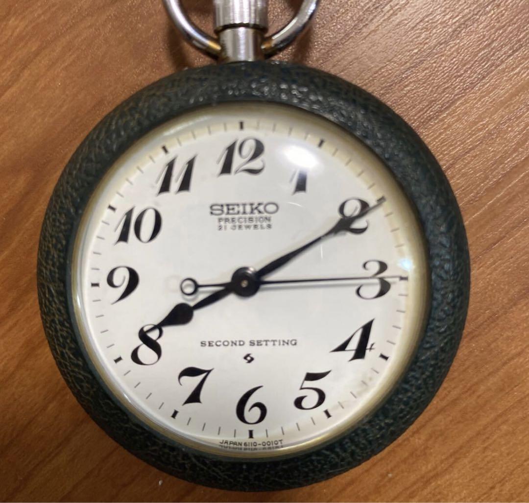 [Mechanical Watch] Seiko SEIKO Pocket Watch 1973 Hand-Wound Railway