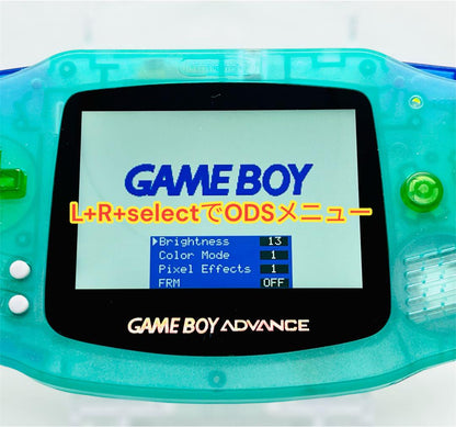 Game Boy Advance IPS LCD V5 Type-C Rechargeable Clear Green