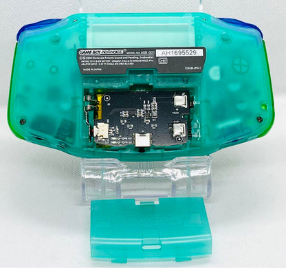 Game Boy Advance IPS LCD V5 Type-C Rechargeable Clear Green