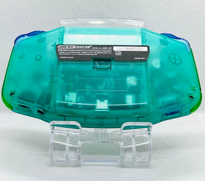 Game Boy Advance IPS LCD V5 Type-C Rechargeable Clear Green