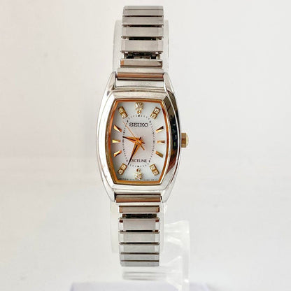 SEIKO Excelle S Solar Watch 10P Diamond Silver