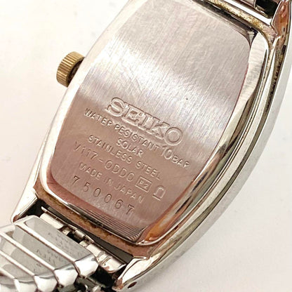 SEIKO Excelle S Solar Watch 10P Diamond Silver