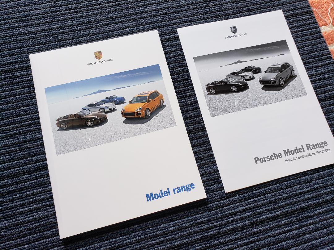 Porsche Model Range Catalog & Price List Set