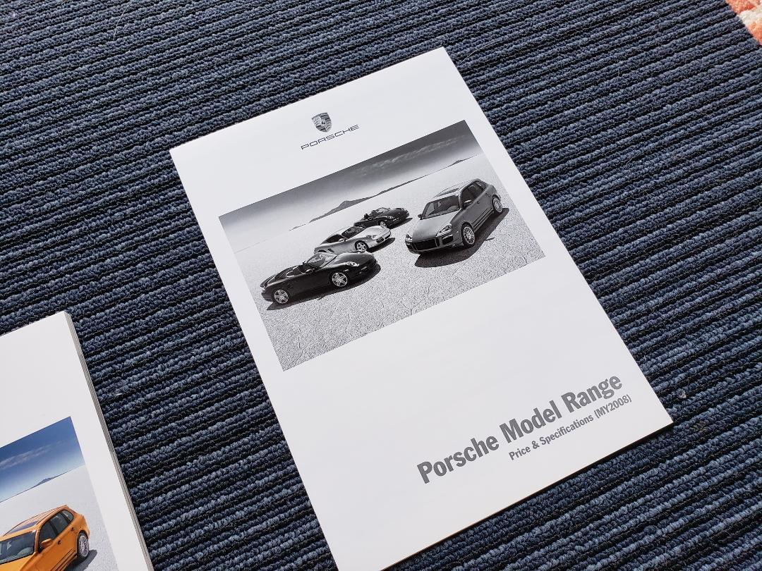 Porsche Model Range Catalog & Price List Set