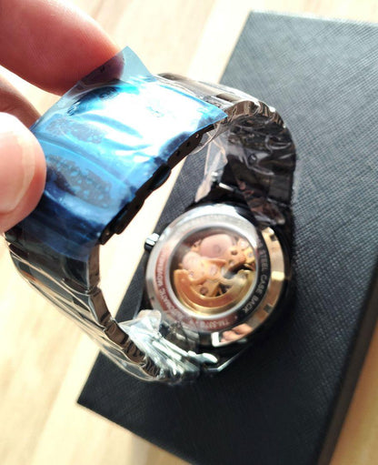 Automatic Black Men's Watch FORSINING