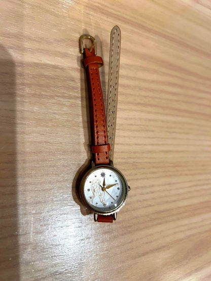 Brown Leather Analog Winding Watch (Disney Rapunzel)