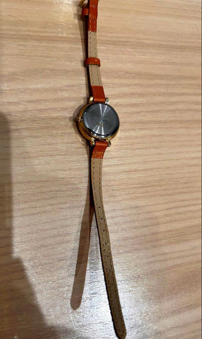 Brown Leather Analog Winding Watch (Disney Rapunzel)