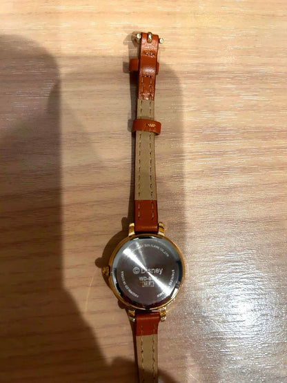 Brown Leather Analog Winding Watch (Disney Rapunzel)