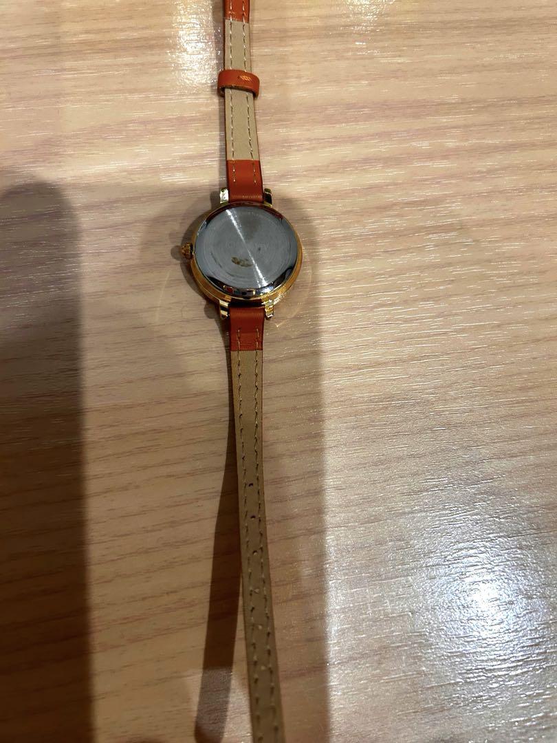 Brown Leather Analog Winding Watch (Disney Rapunzel)