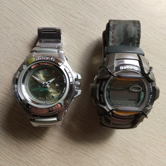 Baby-G Colorful Pattern Watch 2 Pieces