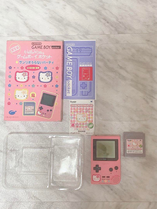 'Fully Tested' Sanrio Urari Party Game Boy Pocket in Box