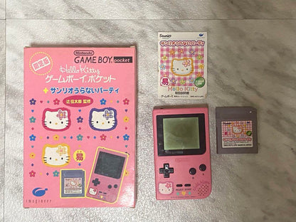 'Fully Tested' Sanrio Urari Party Game Boy Pocket in Box