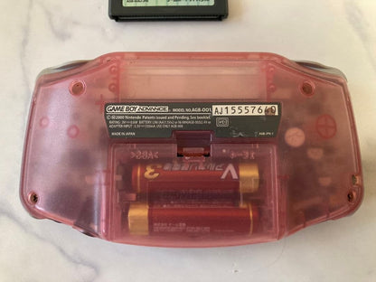 Game Boy Advance Clear Pink Console