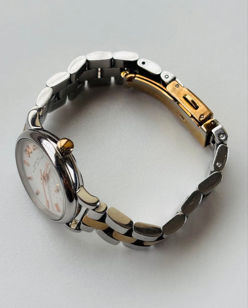 【New Battery for the Beautiful Item】Mark by Marc Jacobs' Baker Mini! Silver x Gold