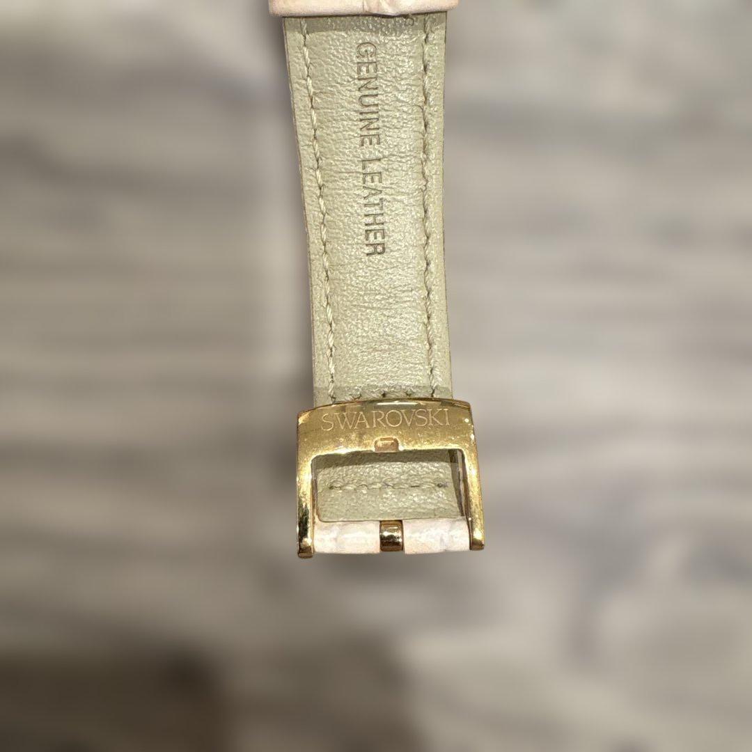 Swarovski Pink White Chronograph Watch