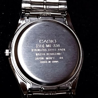 Operational Product CASIO MQ-336 Stainless Steel Quartz Watch