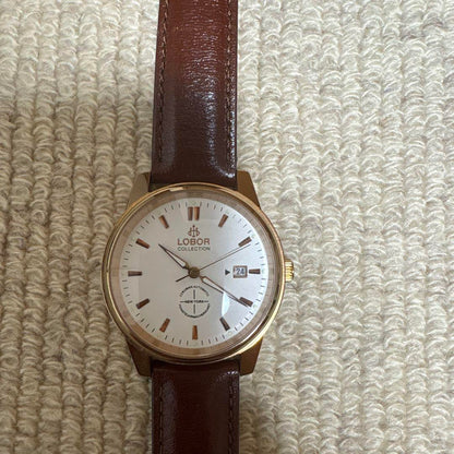 LOBOR COLLECTION Automatic Winding Watch White/Brown
