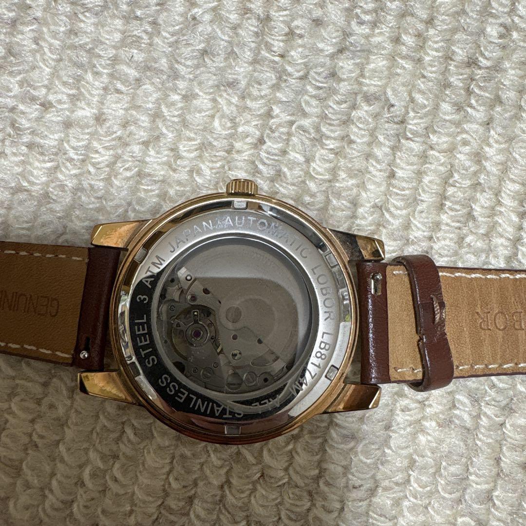 LOBOR COLLECTION Automatic Winding Watch White/Brown