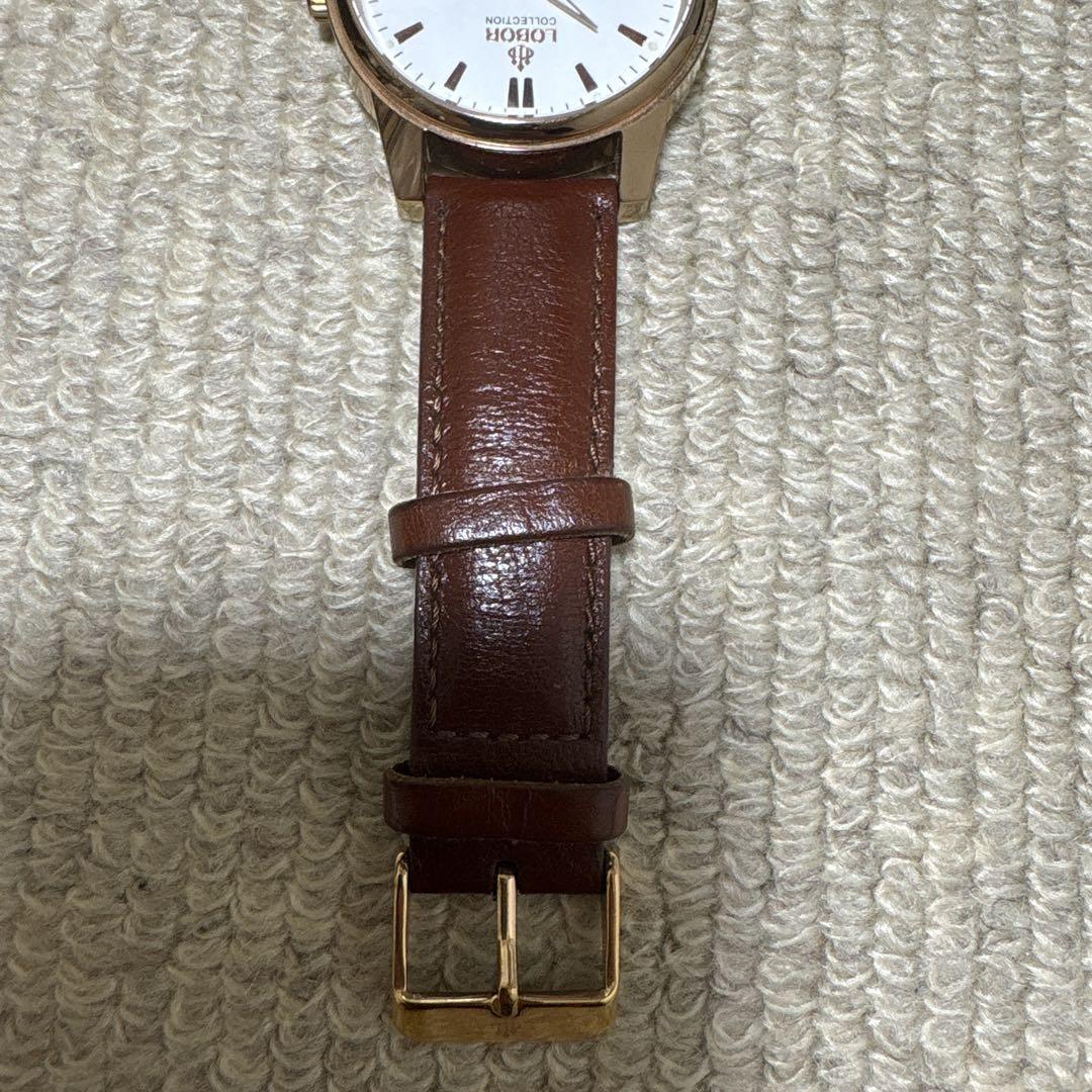 LOBOR COLLECTION Automatic Winding Watch White/Brown