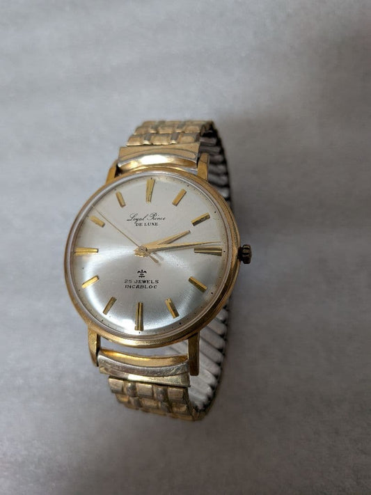 Operating Loyal Prince De Luxe 25 Jewels Swiss-made Winding Vintage