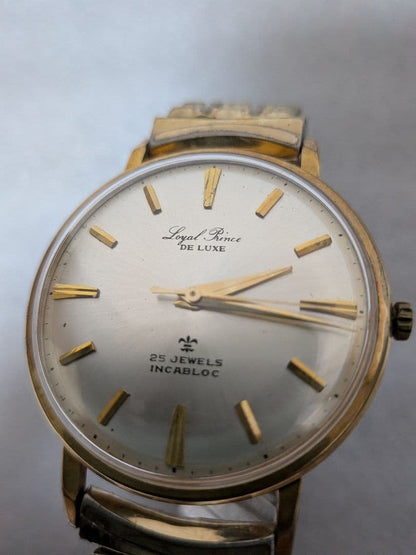 Operating Loyal Prince De Luxe 25 Jewels Swiss-made Winding Vintage