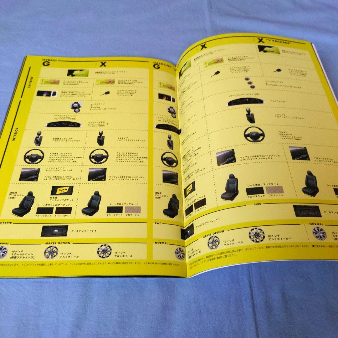 [Used Car Catalog] Sienta 2015 (July, 2015) July 3-piece full set