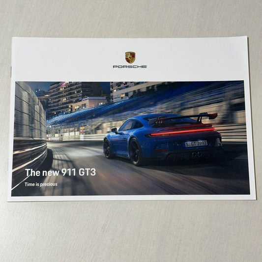Porsche The new 911 GT3 Catalog Porsche