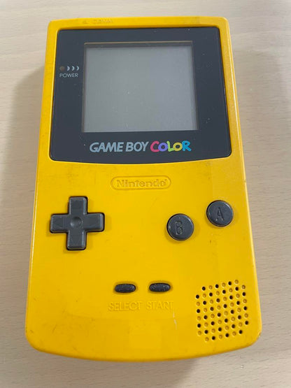 Nintendo Game Boy Color Yellow Body with 11 Games