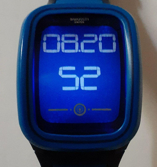 Swatch Digital Touch Watch Men's Watch with Battery Replacement