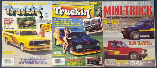 Truckin' Magazine Set 3 Volumes 1983 1984 Truckin'