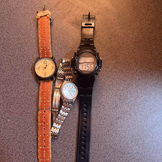 Analog and Digital Watch Set